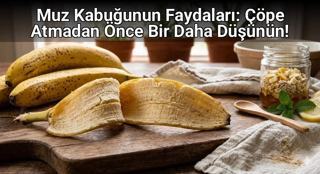 Muz Kabuğunun Faydaları: Çöpe Atmadan Önce Bir Daha Düşünün!